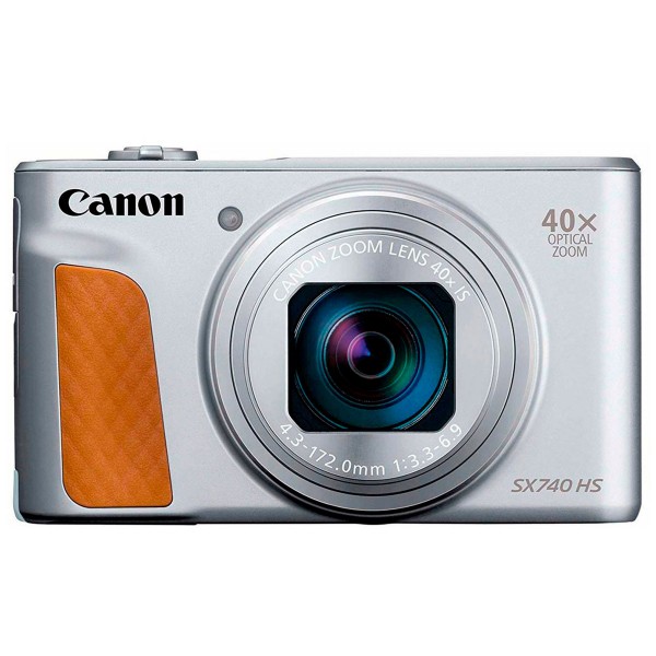 Canon powershot sx740hs plata cámara de fotos digital compacta 20.3mp uhd zoom óptico 40x wifi bluetooth