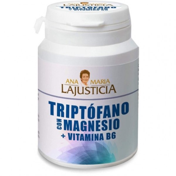 Triptofano Melatonina Magnesio Y Vitamina B6 60 Comps La Justicia